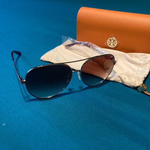 Tory Burch Aviator Sunglasses main image 8